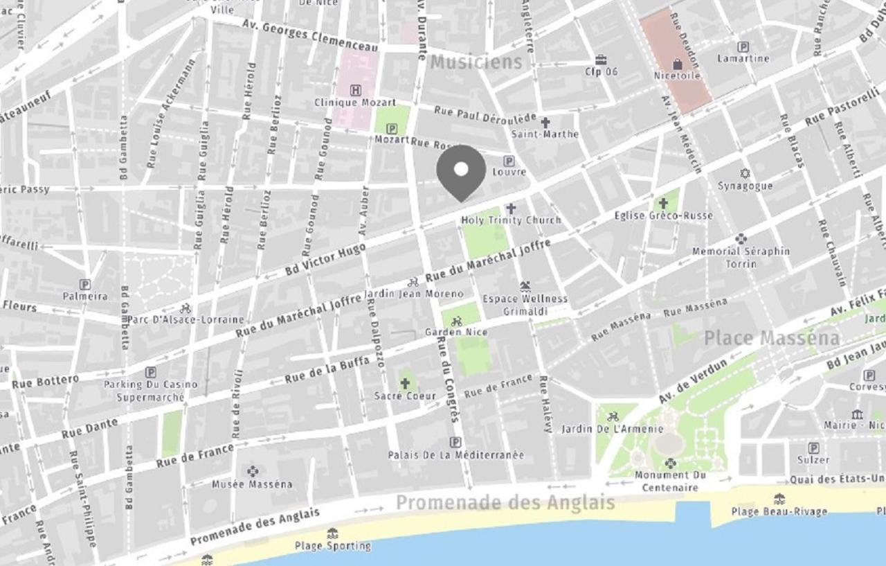 Aparthotel Riviera - Nice Cote D'Azur - Grimaldi Ac - Promenade Des Anglais ภายนอก รูปภาพ